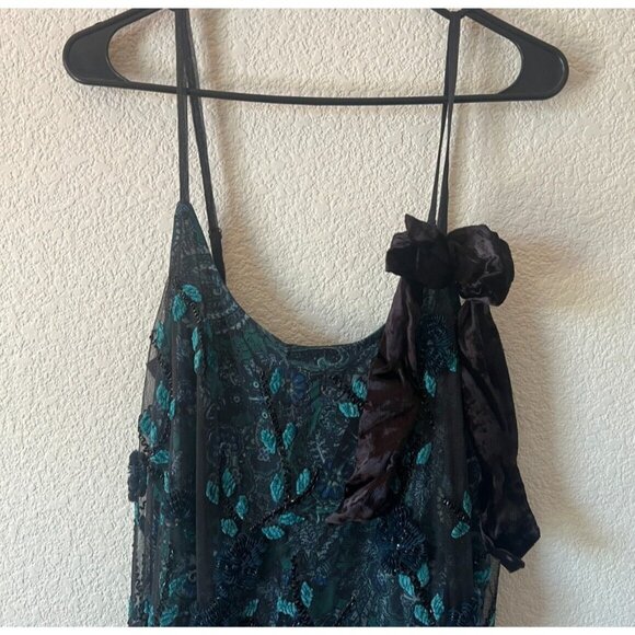 Free People Pure Heart Beaded Mini Dress Size Small - Picture 6 of 14